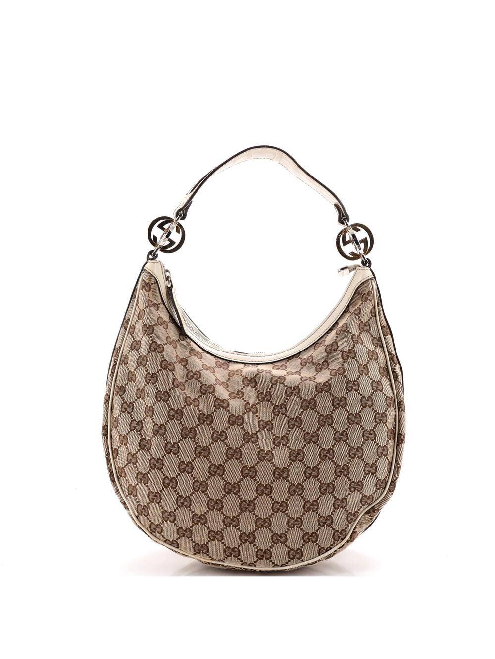 Gucci Twins Hobo Gg Canvas Medium #331315G10B